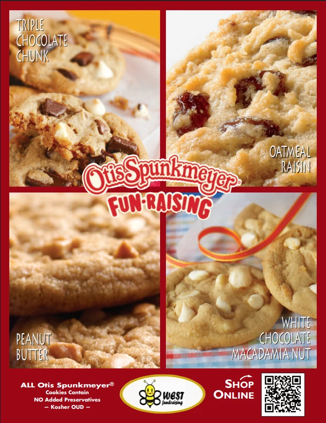 Otis Spunkmeyer Fun-Raising catalog, front cover